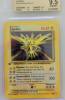 Base Set Zapdos BGS 9.5 Beckett Pokemon Zapdos MINT Deutsch