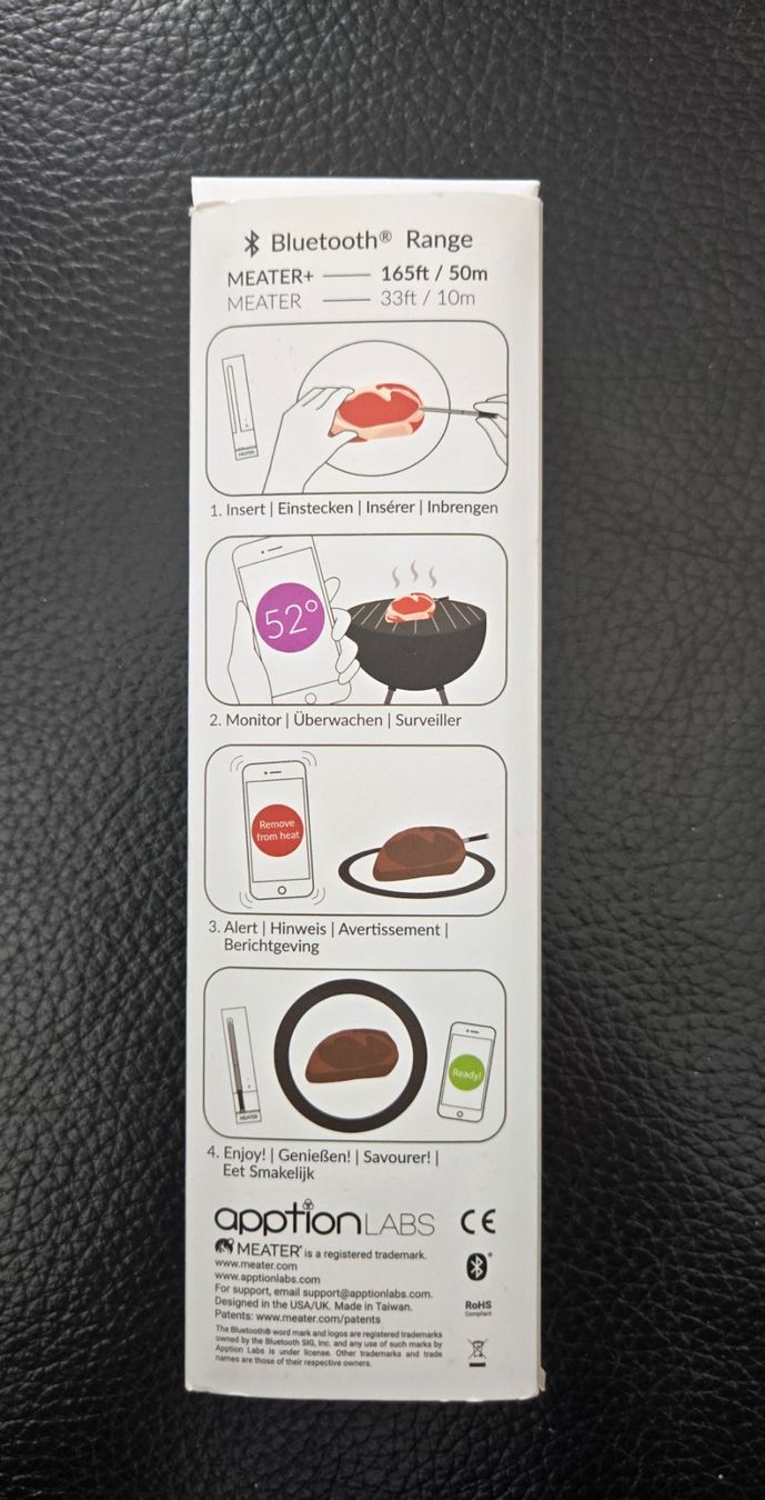 Autres articles pour la maison: Meater  kabelloser Bluetooth Thermometer – Neuf avec emballage d'origine à Bettenhausen par pol_zr27 4