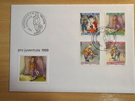Pro Juventute Ersttagsbrief 23.11.1999