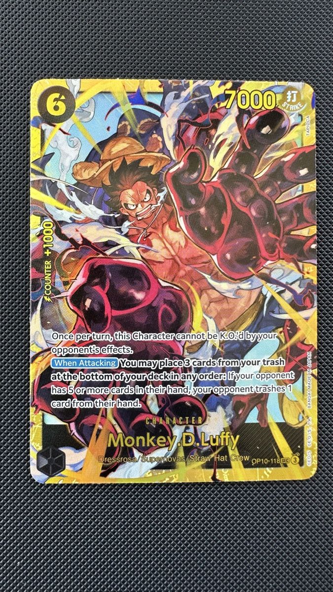 Bandai Carte collezionabili: One Piece Card Monkey D. Luffy OP10-118 R – Usato da Affoltern am Albis venduto da mr_choppa