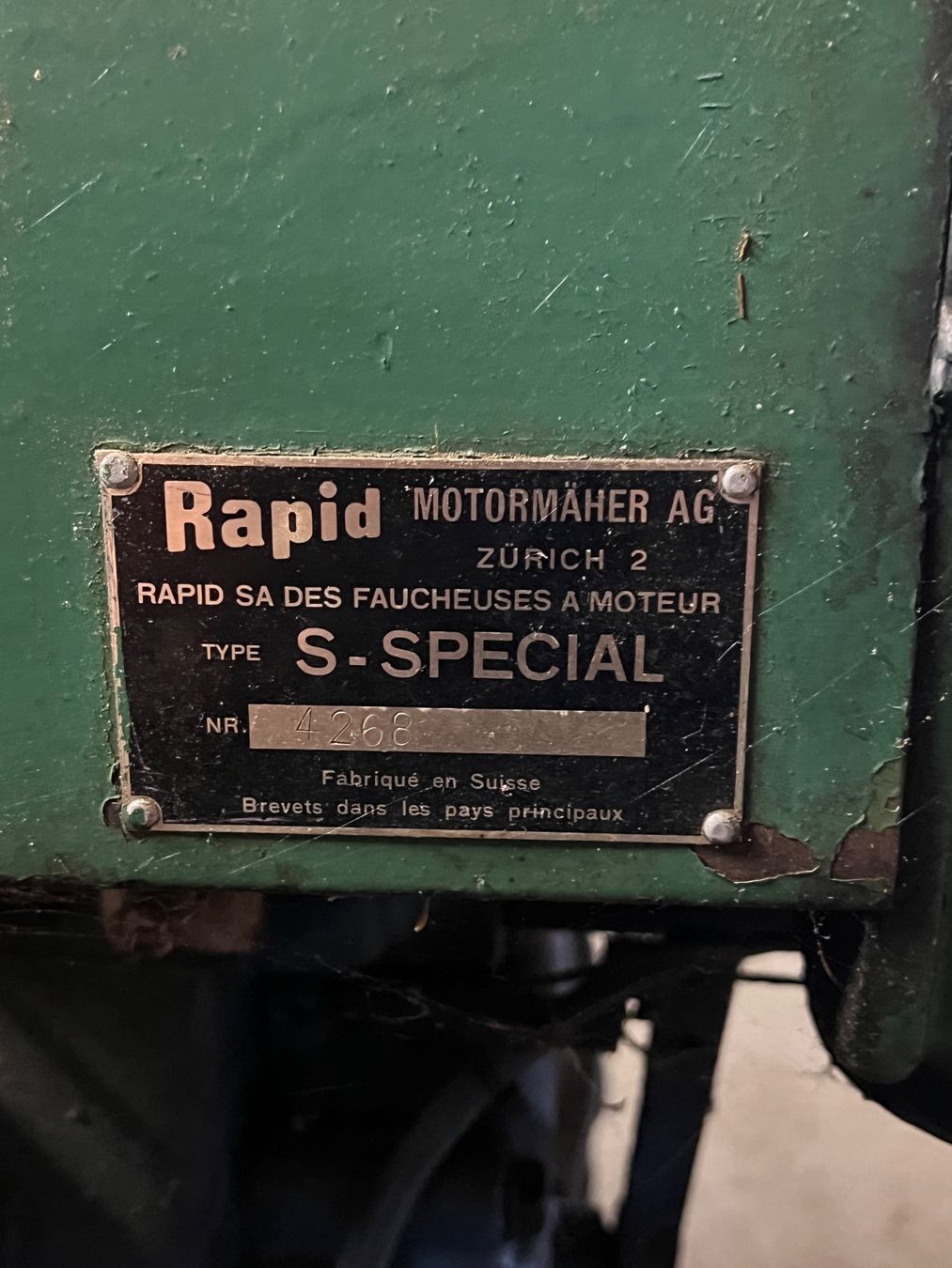 Rapid Tracteurs: Rapid S-Special – D'occasion à Schmerikon par Speedy053 4