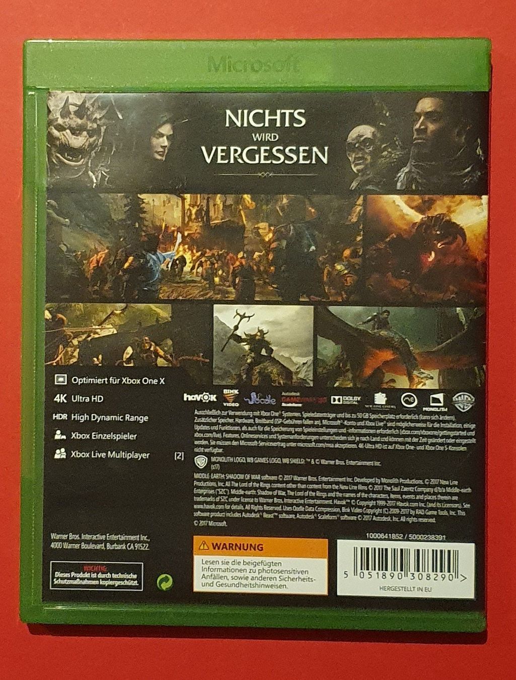 Microsoft Giochi: Microsoft Xbox One Game Mittelerde - Schatten des Krieges – Usato da Illnau venduto da BoFrost 2