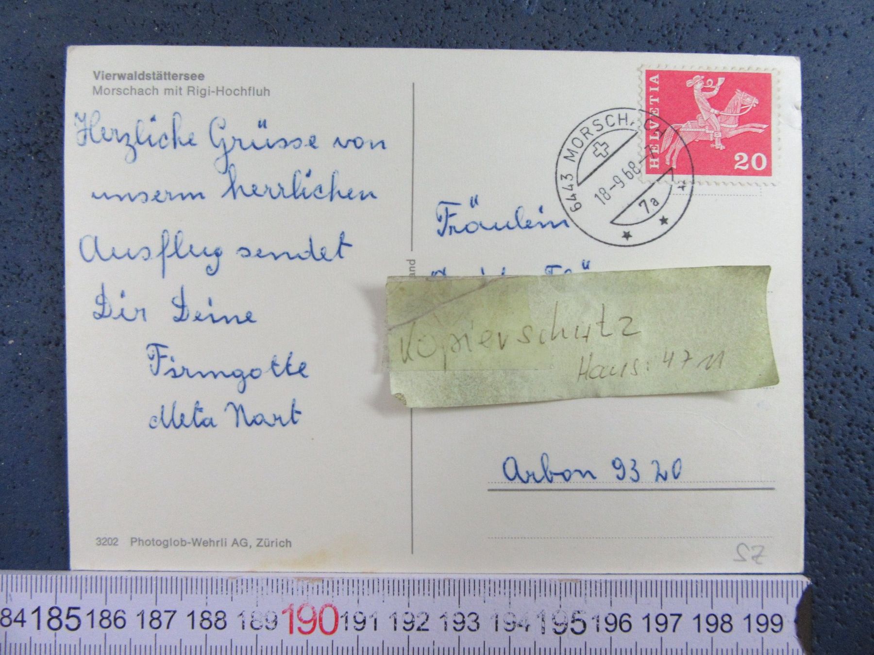 Cartoline postali: MORSCHACH SZ AK 1968 – Usato da Ettingen venduto da Hausi4711 1