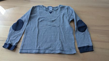 Petit Bateau Unterzieh Shirt / Pullover - 116  -  gestreift