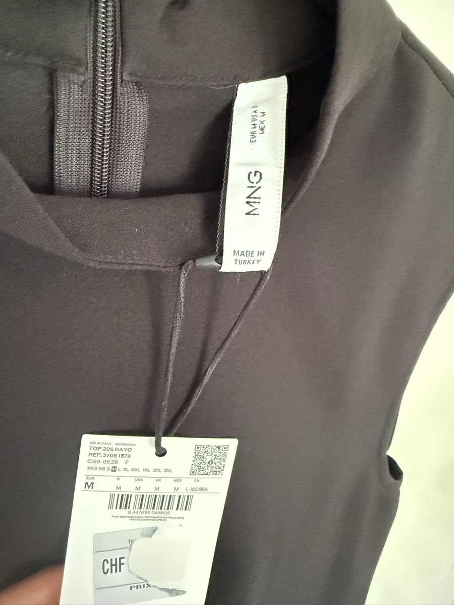 Mango Vestiti: Robe Mango noire taille M neuve avec étiquette – Nuovo e nell'imballaggio originale da Genève venduto da acr_88hl 2