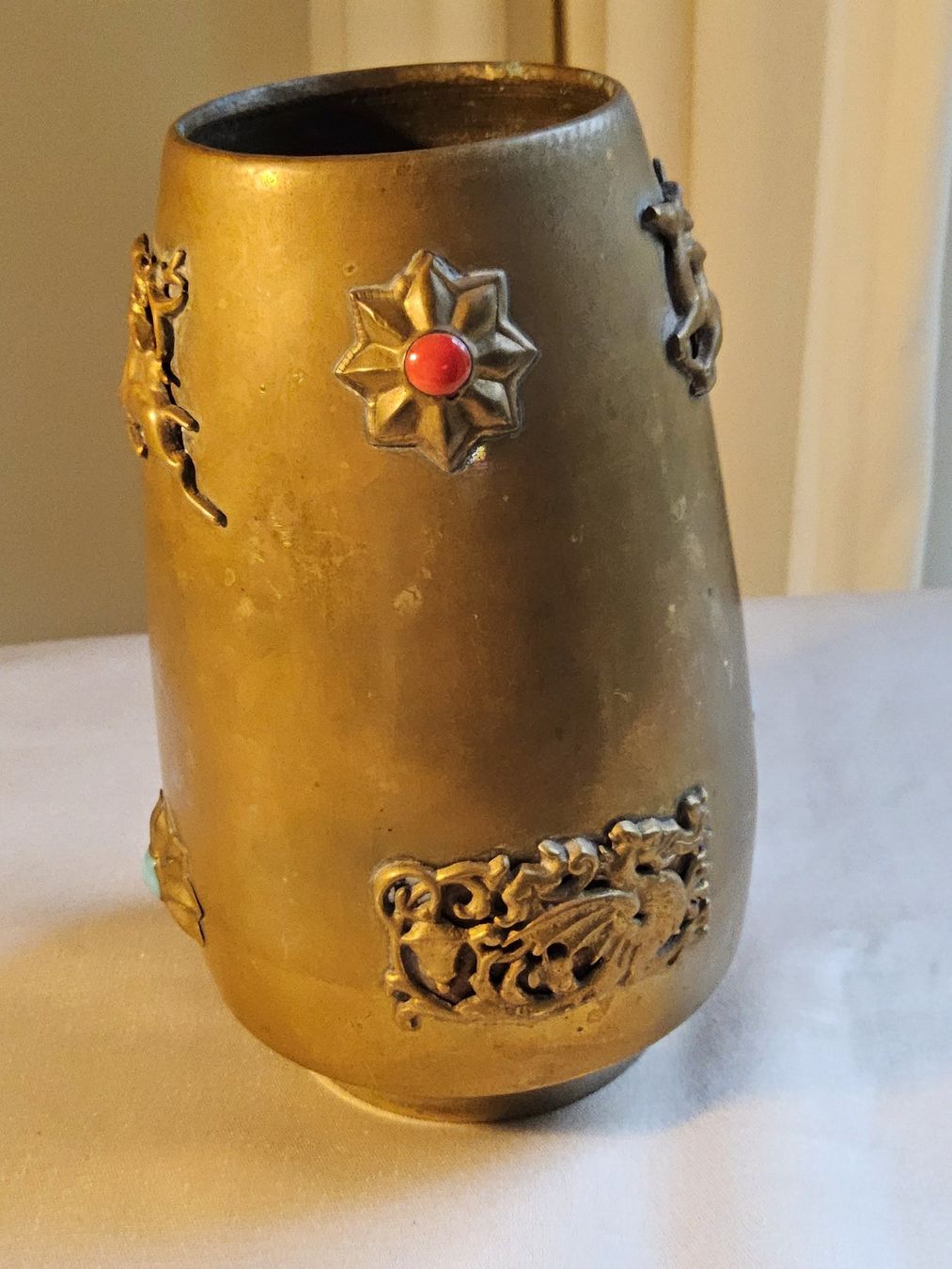 Vasi & Recipienti: Alte Bronze/Messing Vase China/Tibet? – Usato da Zürich venduto da sanwit 2