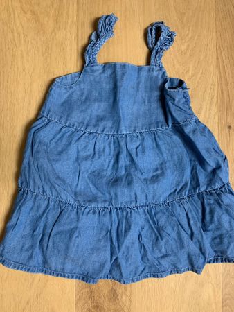 Zara Baby Sommer Kleid Jeans Optik, Grösse 6-9 Monate