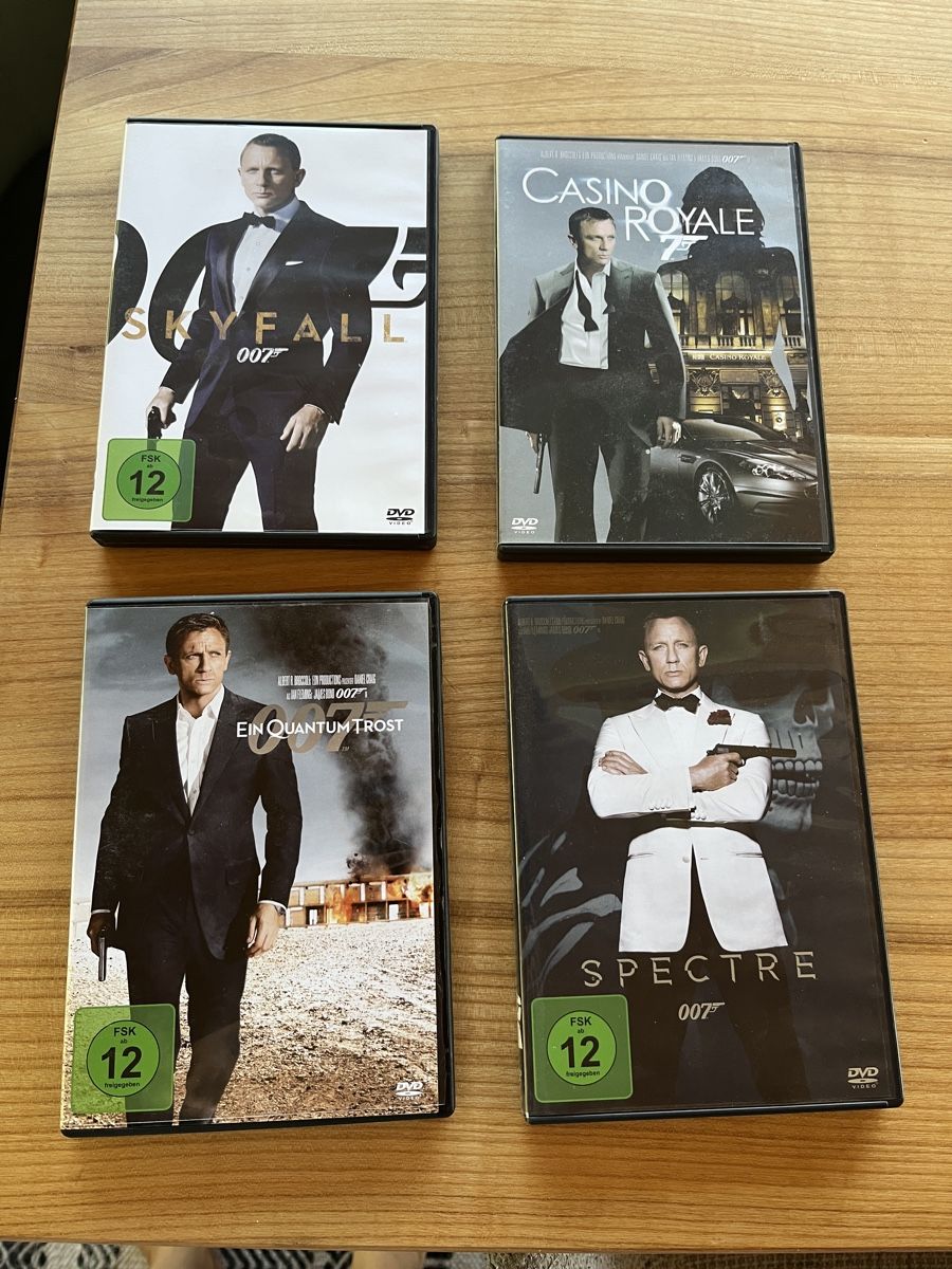 Tutti i DVDs: James Bond DVD 4 Stück  – Usato da Schiers venduto da and_txz8