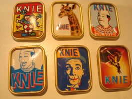 Zirkus Knie Anstecker 6 Stück