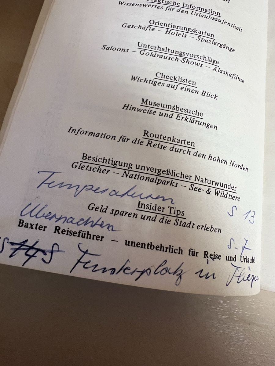 Libri: Alaska Reiseführer, Baxter, günstig – Usato da Bachenbülach venduto da Manolo007 7