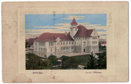 Brugg, Stapfer-Schulhaus, gelaufen 1920