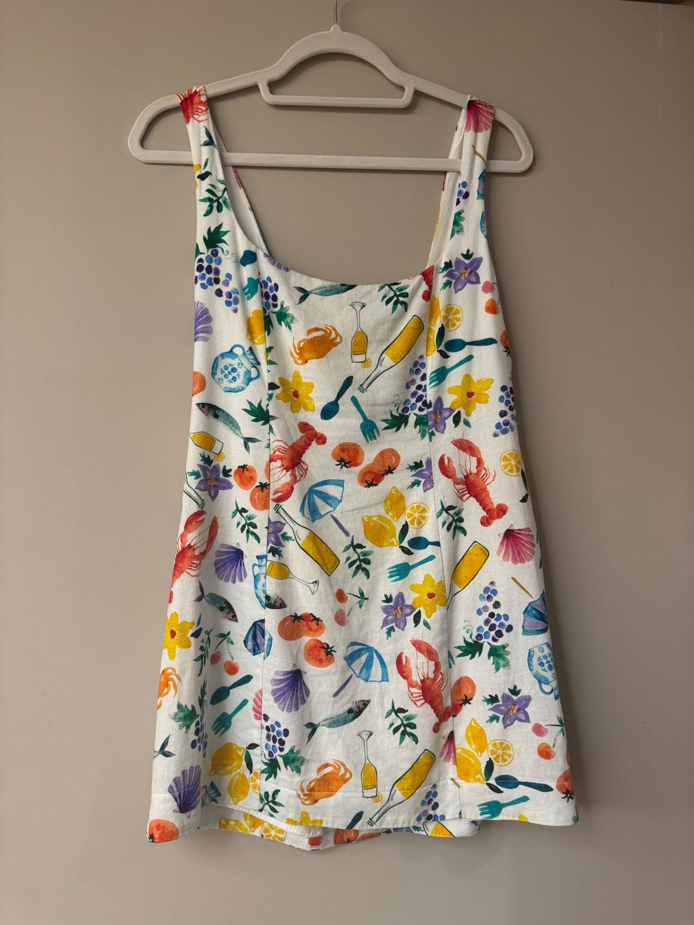 Vestiti: Damen Sommerliches Mini-Kleid mit Muster – Nuovo (secondo la descrizione) da Meilen venduto da Emma_321 3