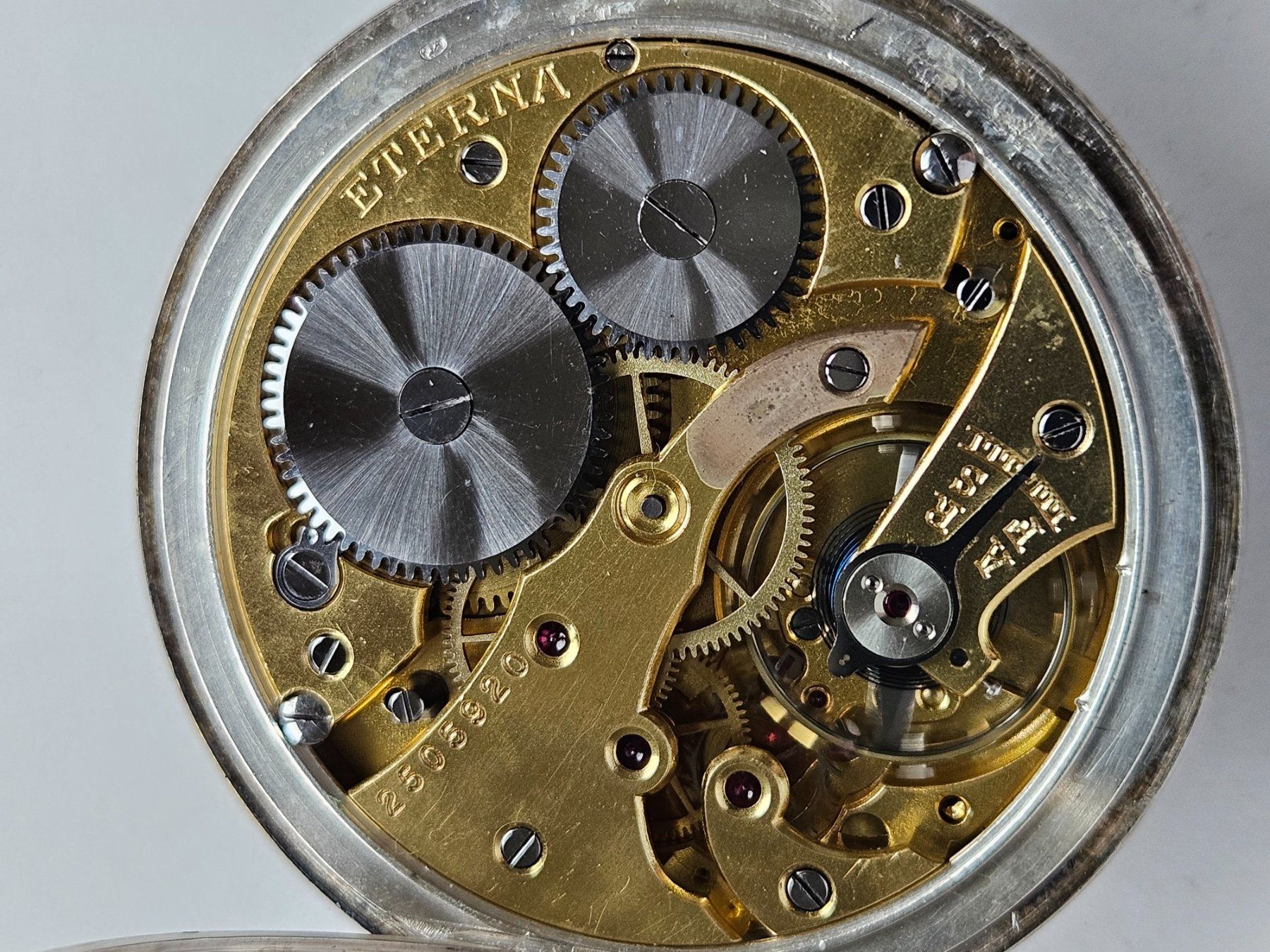 Eterna Uhren: 540 Eterna Taschenuhr Silber 0.800 Bicolor – Gebraucht aus Berikon von mmm21 5