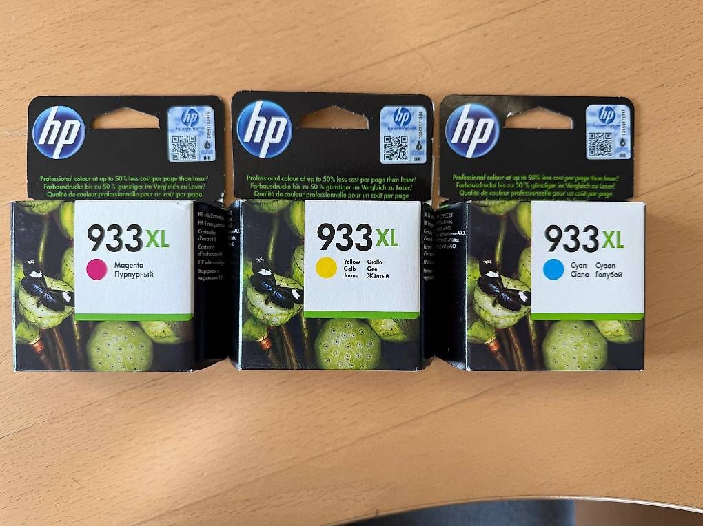 Cartucce per stampanti & toner: Cartucce 933 XL per HP OFFICEJET – Usato da Ascona venduto da bertoniautomobilisa