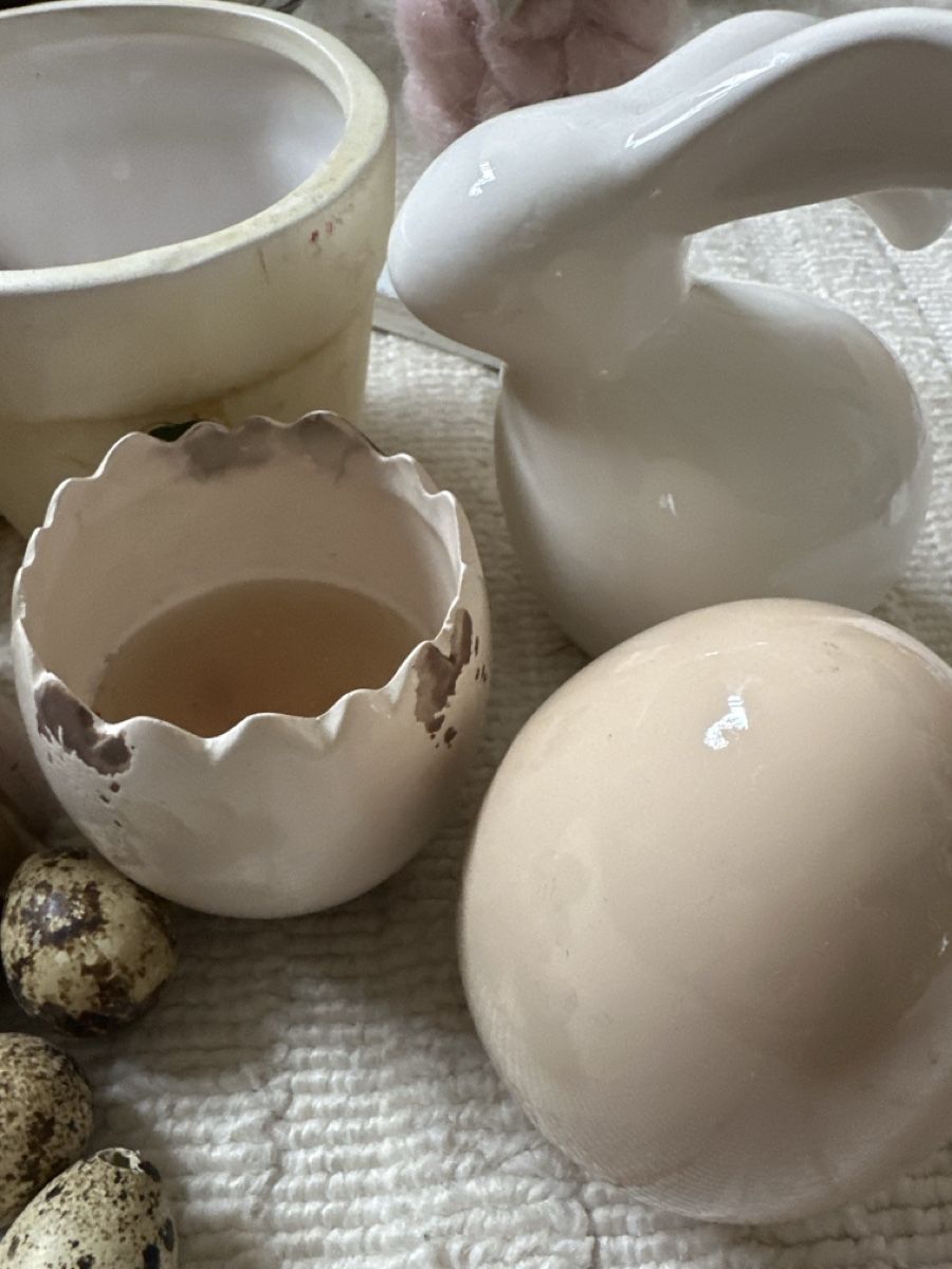 Alle Dekorationen: Spring Easter decorations: bunny, egg, quail eggs, pots – Gebraucht aus Zürich von car_68nt 2