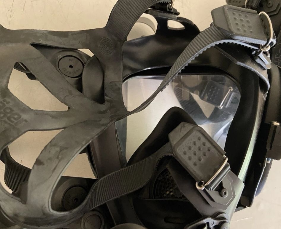 Protezione per viso e udito: Gasmaske Dräger FPS 7000. – Usato da Fislisbach venduto da jos_cf6h 5