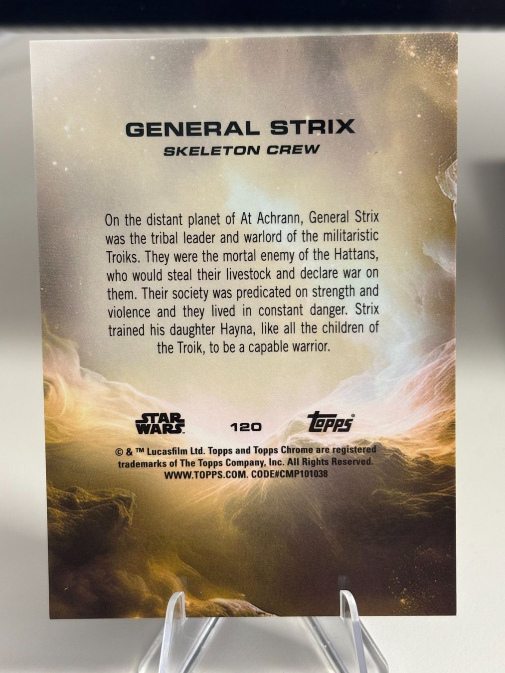 Topps Sammelbilder & Trading cards: General Strix 2025 Topps Star Wars Orange Refractor /25 – Neu (gemäss Beschreibung) aus Aarberg von gocardz.shop 1