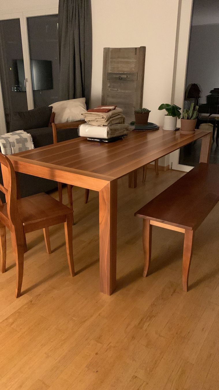 Pfister Tavoli: Tisch Kirschholz 180x90 – Usato da Gossau SG venduto da Tribecasoho 1