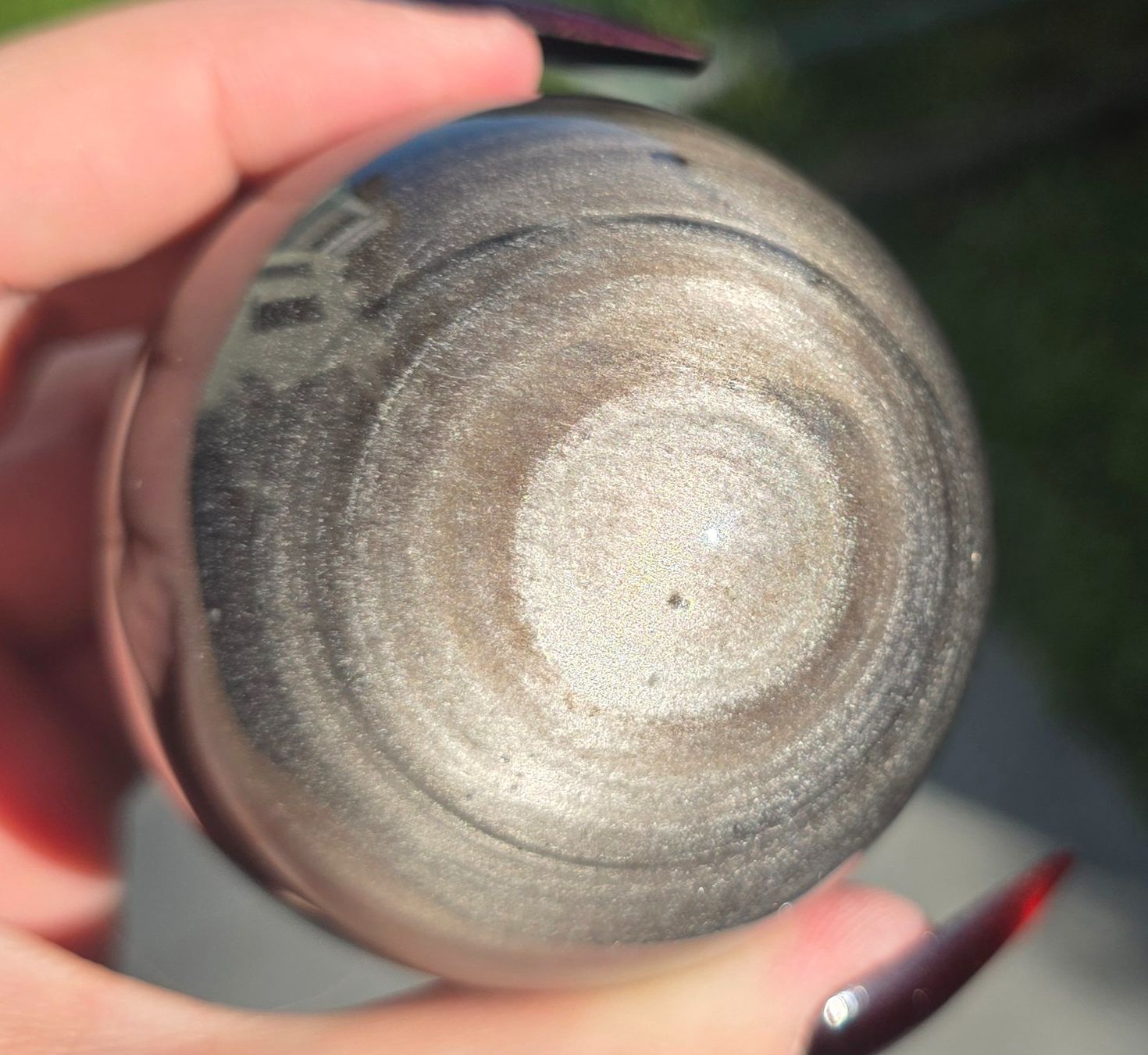Mineralien & Heilsteine: Silber Obsidian Kugel mit wunderschönem Silber-Flash ✨🩶 C – Neu und originalverpackt aus Matzingen von Shay_Crystalz