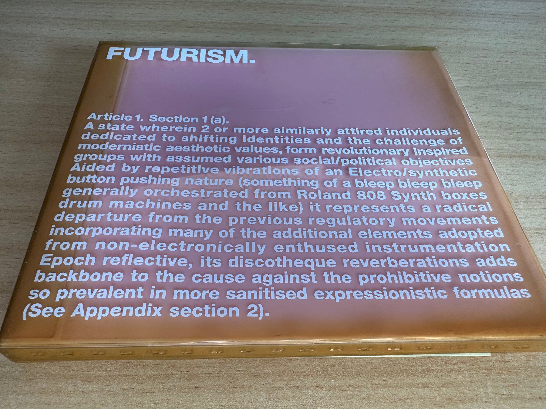 CD: Various – Futurism - 2 CD – Usato da Rikon im Tösstal venduto da Alpenmutz