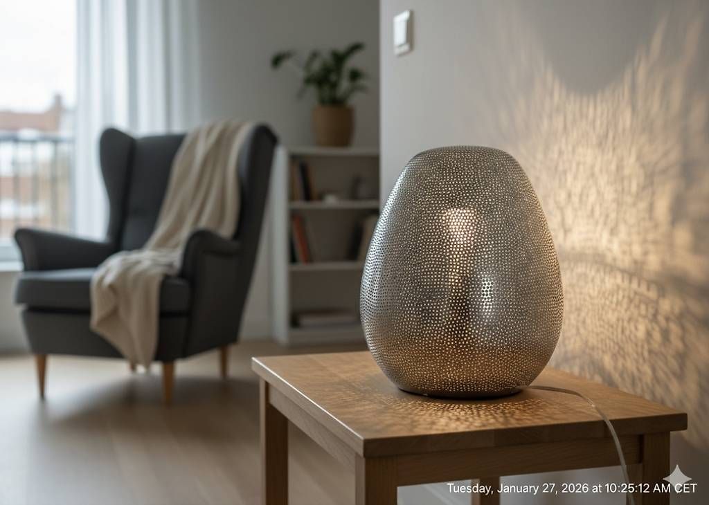 Lampade: Zenza Tischlampe silber – Usato da Dübendorf venduto da rocki07