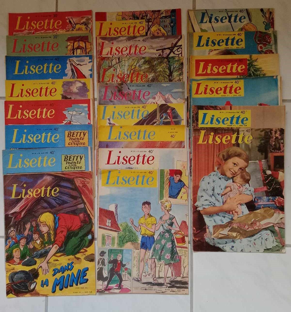 Comics: Lisette / année 1958 - 22 x – Gebraucht aus Le Locle von PereiraHugo