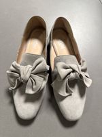 Pertini Loafers Wildleder hellgrau Gr. 38