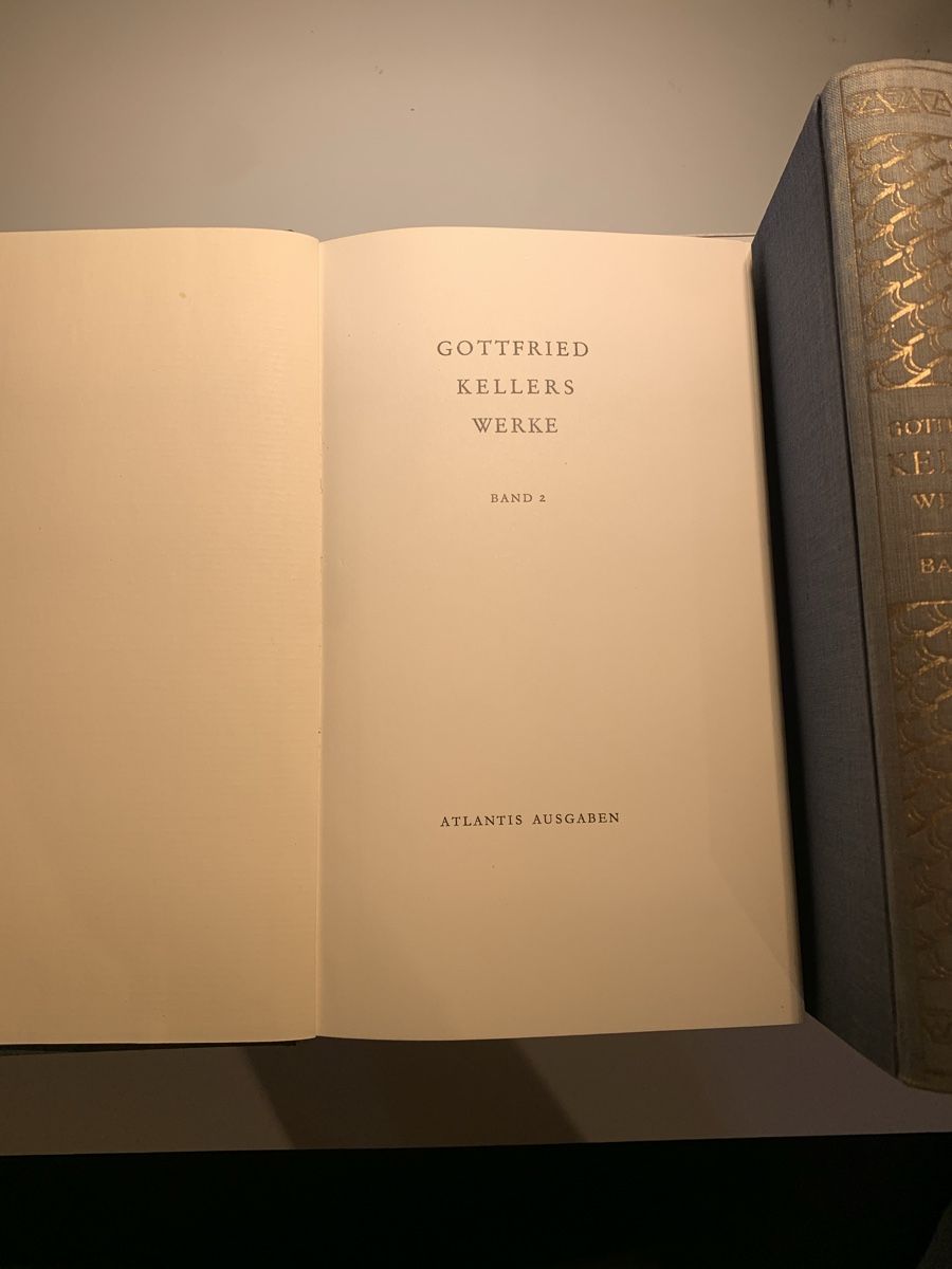 Libri: Gottfried Keller Werke, komplette Sammlung, 7 Bände – Usato da Zollikon venduto da ann_5mwh 3