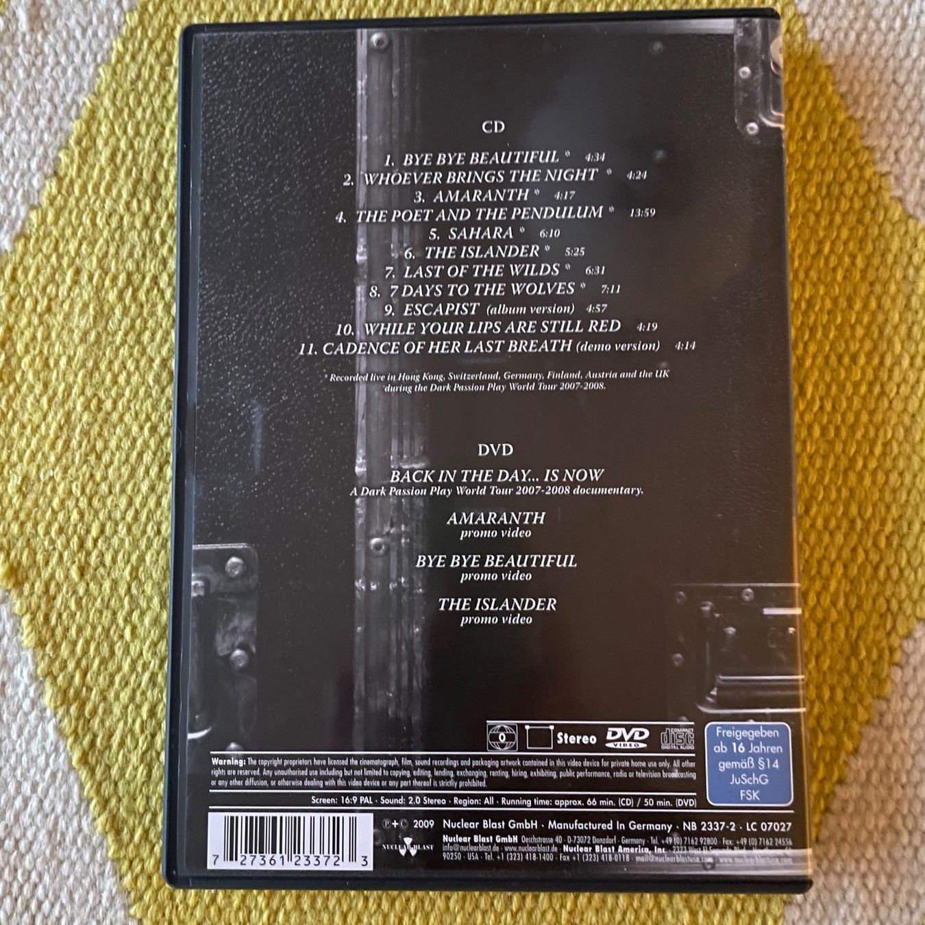 Tutti i DVDs: NIGHTWISH-DVD+CD MADE IN HONG KONG – Usato da Rorschacherberg venduto da CD-Roli 1