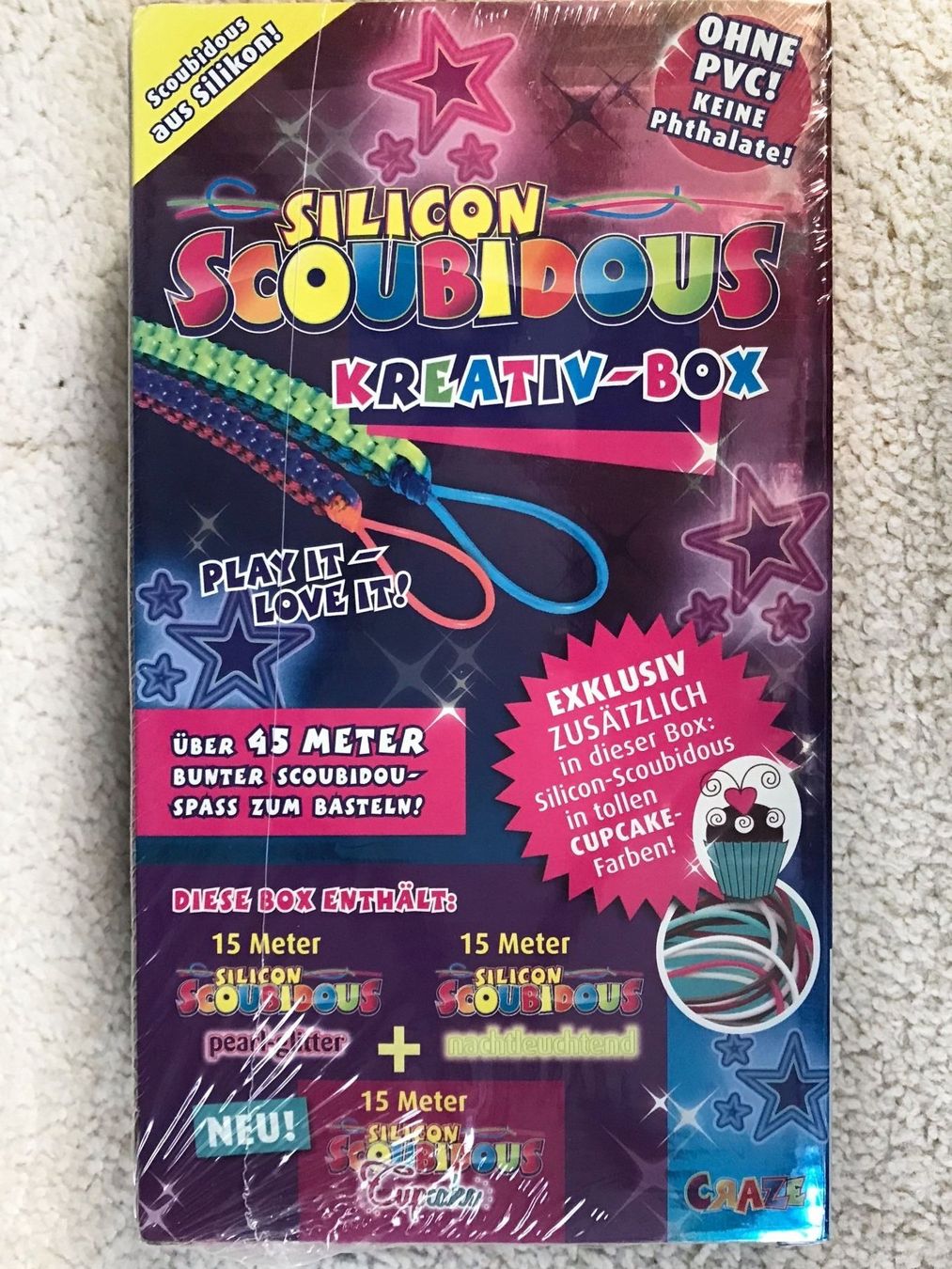 Kit bricolage: Silikon SCOUBIDOUS Kreativ-Box / NEU – Nuovo e nell'imballaggio originale da Dürrenäsch venduto da Bastelnde
