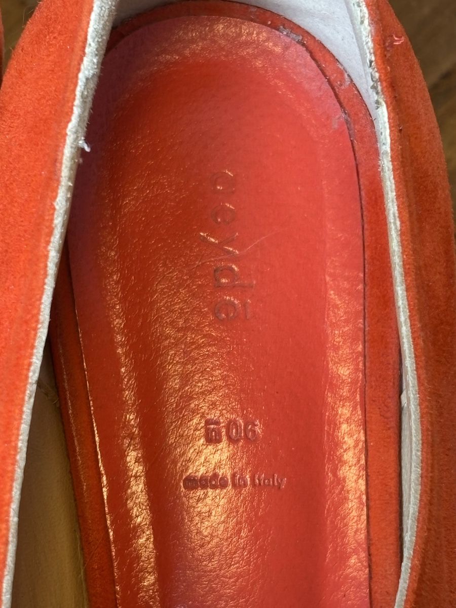 Damenschuhe: Escarpins Ayede 40.5 daim orange – Gebraucht aus Dotzigen von SecondHandGems 8