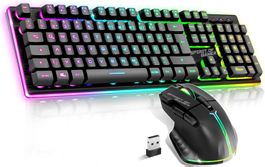 Gaming Tastatur Maus Kabellos RGB