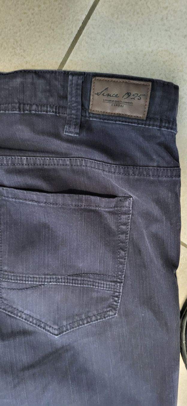 Pantaloni: CANDA Herren Hose, Gr. 62, Dunkelblau – Usato da Figino venduto da mayam63 3