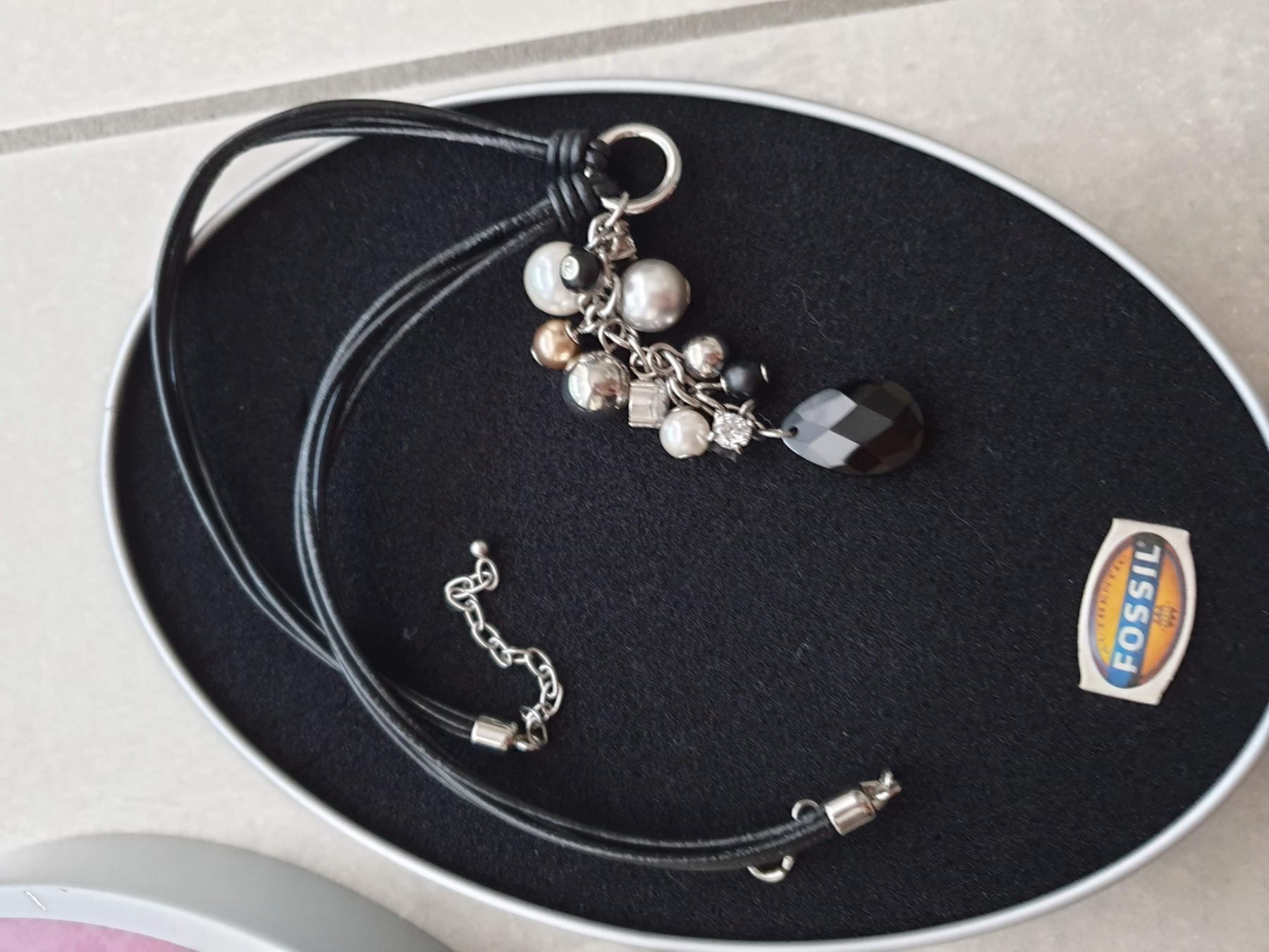 Fossil Catenine: original FOSSIL collier mit perlen neu – Nuovo (secondo la descrizione) da bellinzona venduto da zeus6535 2