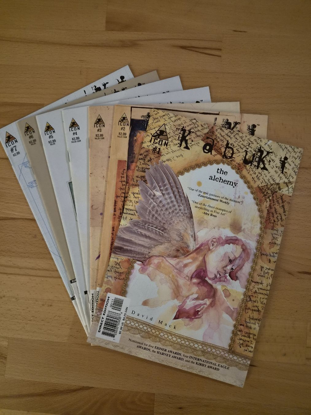 BD: Kabuki: The Alchemy #1-7 – D'occasion à Biel/Bienne par collector_comics