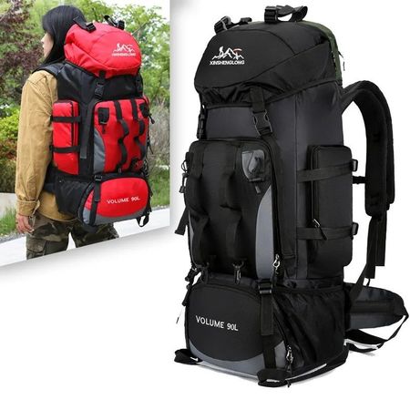 90l wasserdichter Wander camping rucksack Trekking tasche