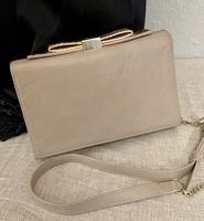 See by Chloé - Sac bandoulière cuir beige avec noeud doré