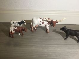 Schleich Kuh Sammlung – 4 Figuren 