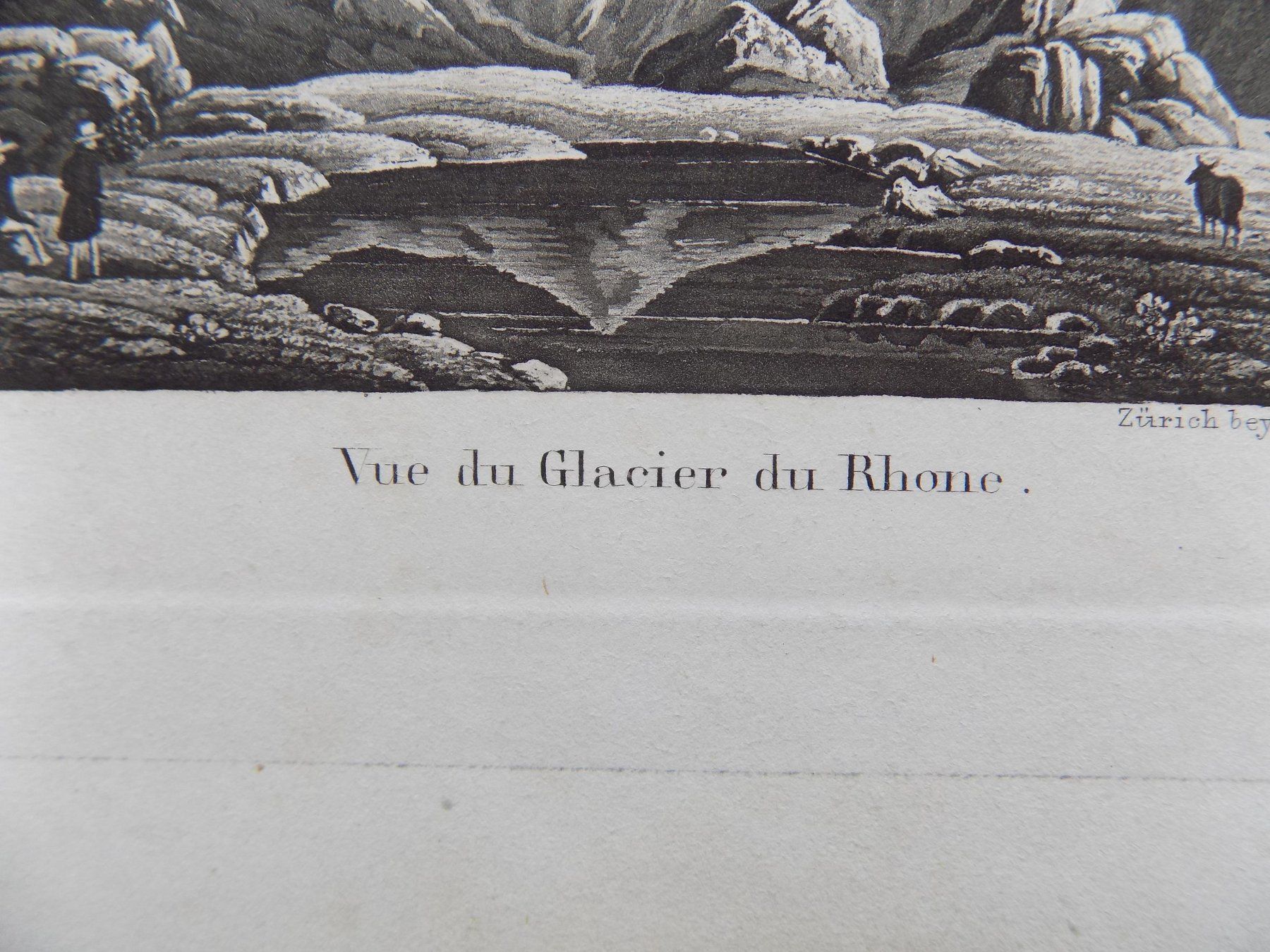 Incisioni: Vue glacier Rhône Valais – Usato da Risch venduto da Rischli15 2