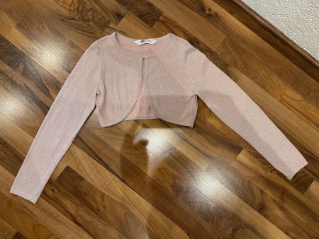 H&M Bolero Gr. 134/140 Rosa glitzer Grösse 134-140