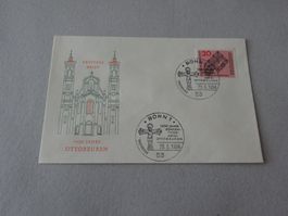 Ersttagsbrief Ottobeuren 29.5.1964 Bonn 1