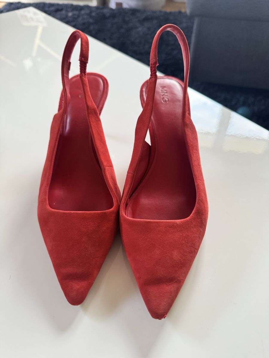 Mango Chaussures femmes: Mango Slingback Pumps, Red, Size 38, Used Condition – D'occasion à Baar par sal_g57c 6