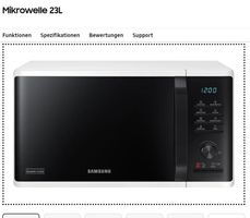Mikrowelle Samsung 23l