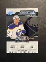 Jack Quinn 2022 Credentials Buffalo Sabres 149/249