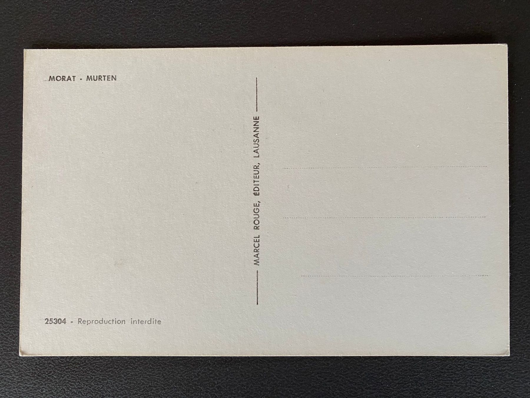 Cartes postales: AK Murten FR – Neuf (Voir description) à deitingen par popcorn02 1