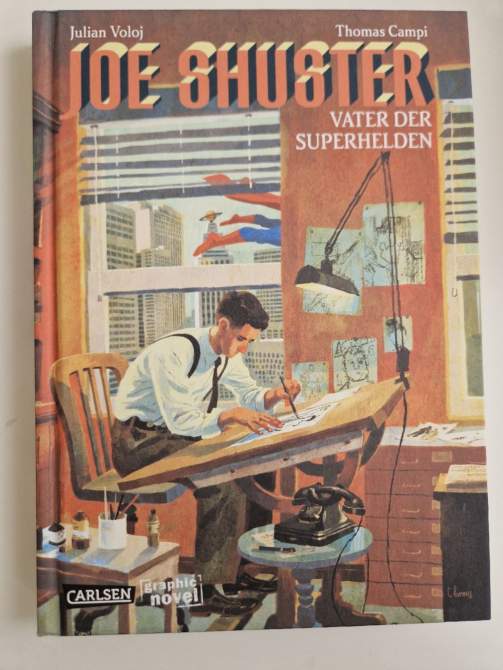 Fumetti: Joe Shuster Vater der Superhelden Graphic Novel – Nuovo (secondo la descrizione) da Zürich venduto da katinkalinka