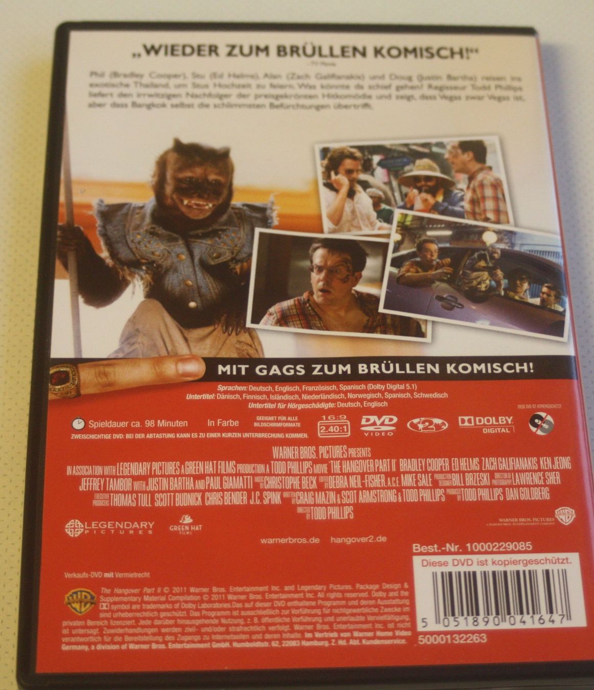 Tutti i DVDs: Hangover 2 – Usato da Wettingen venduto da Licht08 1