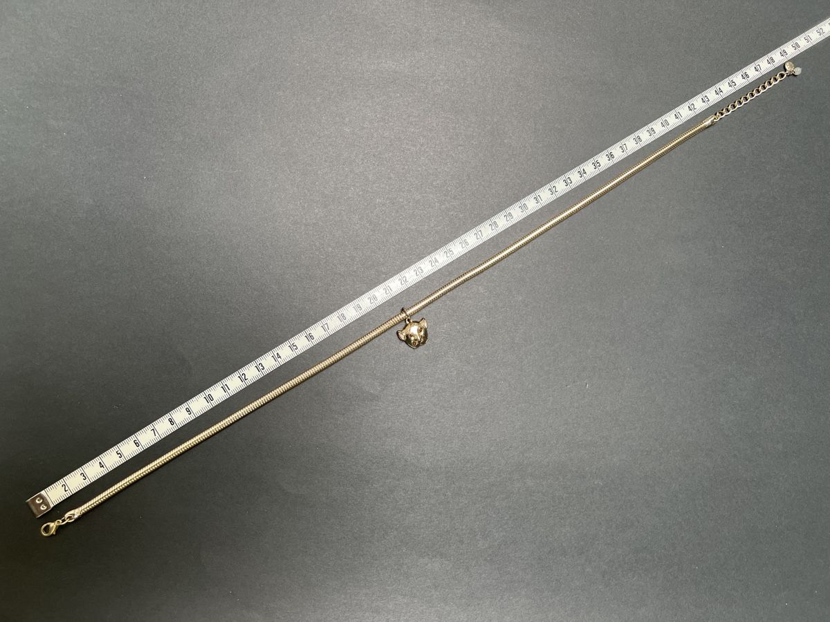 Catenine: Goldige Kette mit Panter Anhänger – Usato da HORGEN venduto da vladibarca10 2