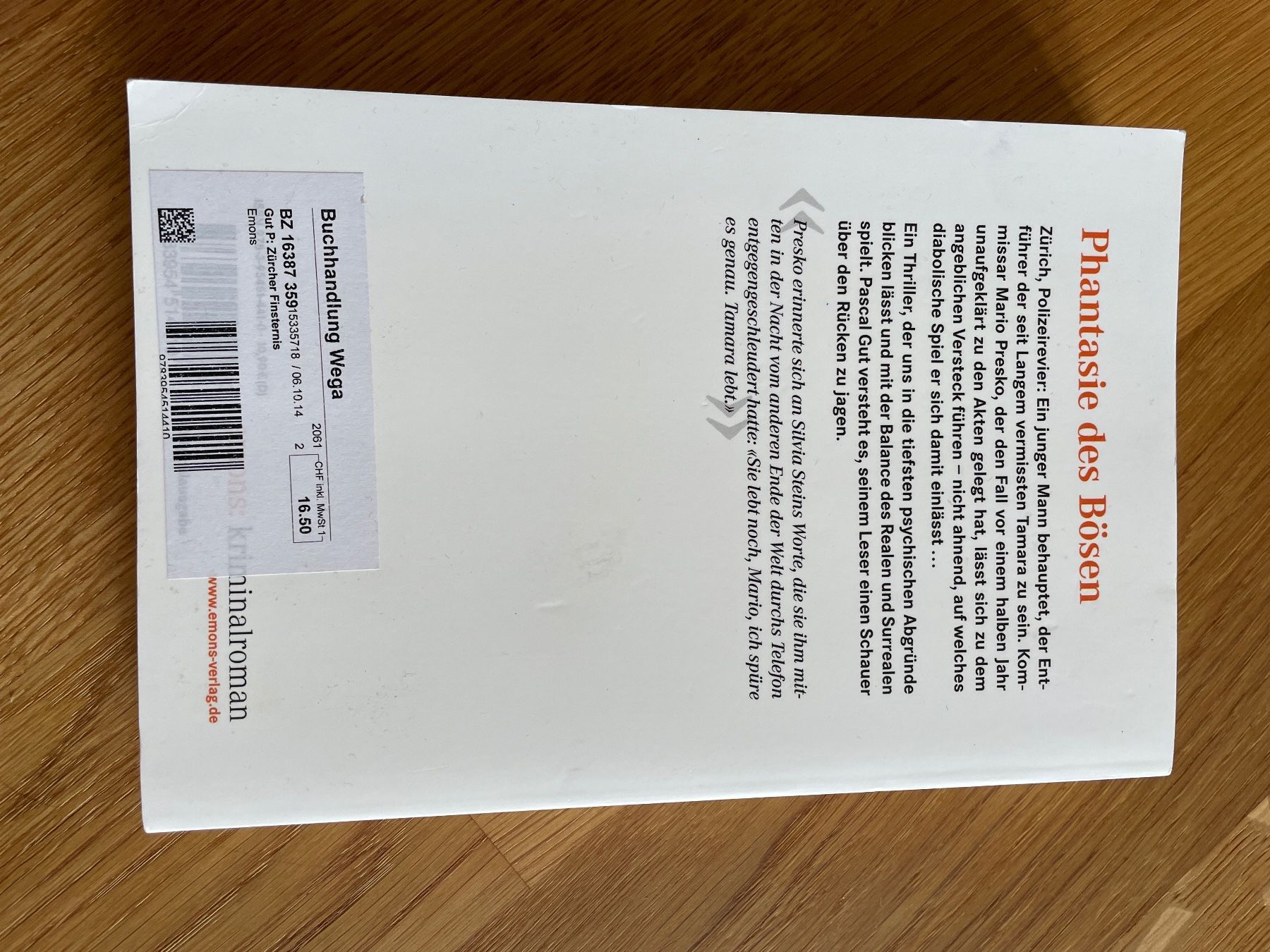 Libri: Zürcher Finsternis - Pascal Gut – Usato da Forch venduto da Strawberry_JvN 1