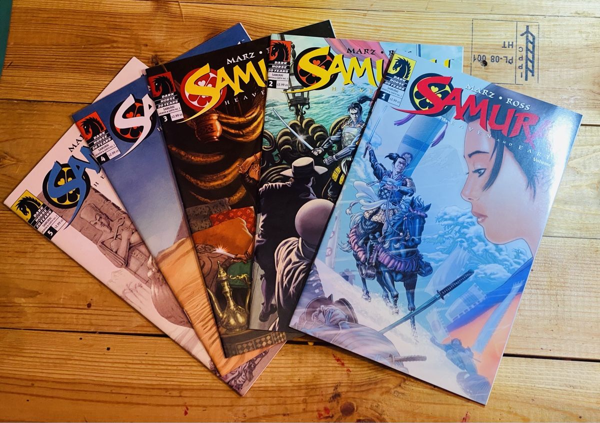 Fumetti: SAMURAI Heaven&Earth /Volume 2. /Nr.:1- 5  English – Usato da Zuerich venduto da SonderArt-Wertgut 1